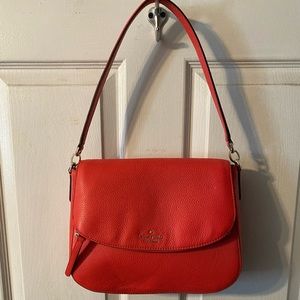 Kate Spade Bright coral/red handbag/crossbody